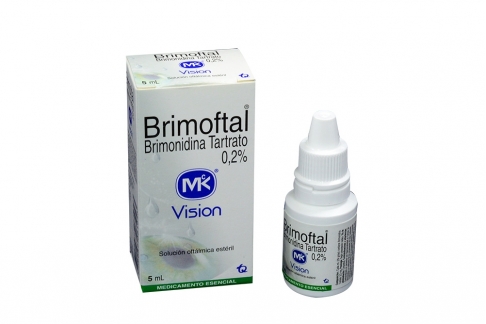 Brimoftal 0.2% Solución Oftálmica Caja Con Frasco Con 5 mL Rx Rx1 Rx4