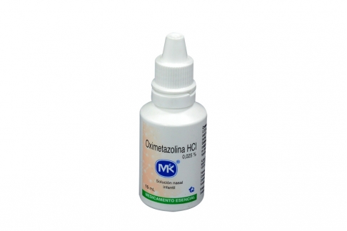 Oximetazolina HCI 0.025 % Gotas Pediátricas Frasco Con 15 mL Rx