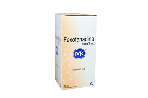 Fexofenadina 30 mg / 5 mL Caja Con Frasco Con 150 mL Rx