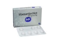 Irbesartán Hct 300 / 12,5 mg Caja Con 14 Tabletas Rx4