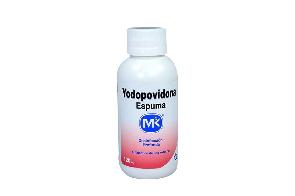 Yodopovidona Espuma Frasco Con 120 mL