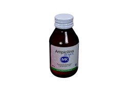 Ampicilina Polvo Para Suspensión 250 mg / 5 mL Frasco Con 60 mL Rx2