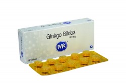 Ginkgo Biloba 40 mg Caja Con 20 Tabletas Rx