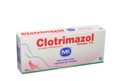 Clotrimazol Crema 1% Caja Con Tubo Con 40 g - Con 6 Aplicadores
