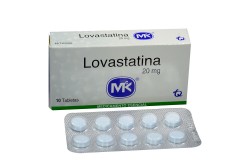 Lovastatina 20 mg TQ Caja Con 10 Tabletas Rx