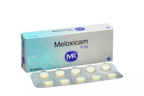 Meloxicam 15mg Mk Caja Con 10 Tabletas Rx