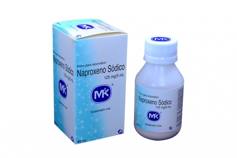 Naproxeno Sódico Polvo 125 mg / 5 mL Caja Con Frasco Con 60 mL Rx