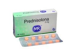 Prednisolona 5 Mg Caja Con 30 Tabletas Rx.-