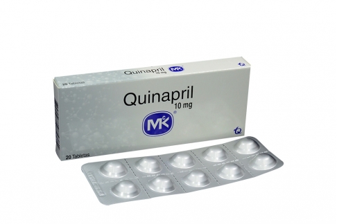 Quinapril 10 Mg Caja X 20 Tabletas RX Rx4