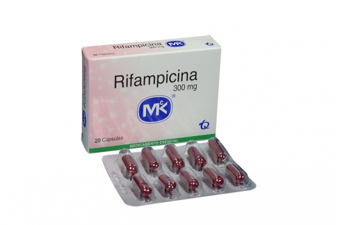 Rifampicina 300 mg Caja Con 20 Cápsulas . Rx Rx2