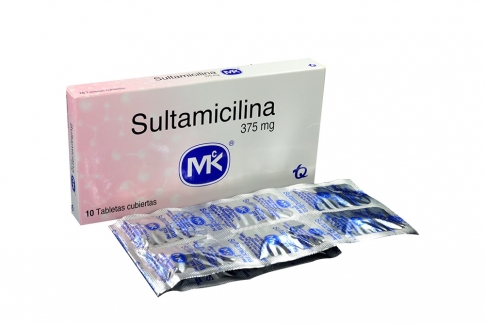 Sultamicilina 375mg Caja Con 10 Tabletas Cubiertas Rx Rx2