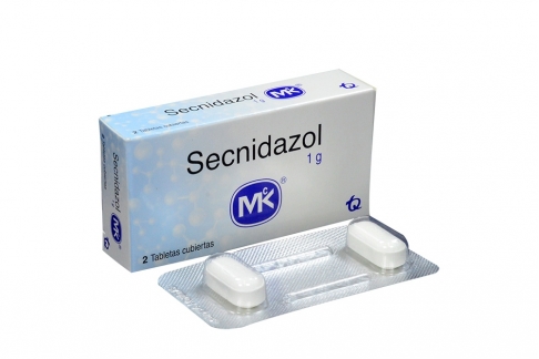 Secnidazol 1 g Caja Con 2 Tabletas Cubiertas Rx Rx2