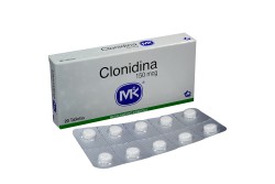 Clonidina 150 mcg Caja Con 20 Tabletas Rx4