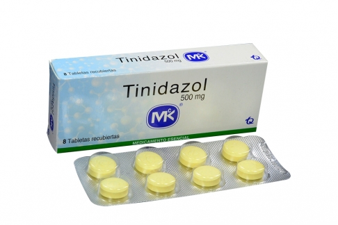 Tinidazol 500 mg Caja Con 8 Tabletas Rx2