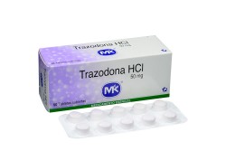 Trazodona HCI 50 Mg Caja Con 50 Tabletas Cubiertas Rx