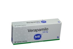 Verapamilo 120 mg Caja Con 30 Tabletas Rx Rx4