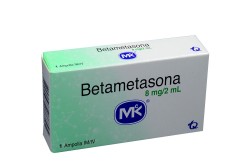 Betametasona 8 mg / 2 mL Caja Con 1 Ampolla Rx