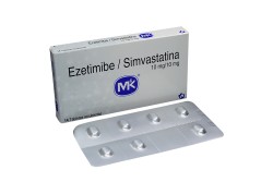 Ezetimibe / Simvastatina 10 / 10 mg Caja Con 14 Tabletas Recubiertas Rx Rx1