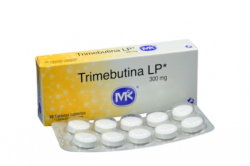 Trimebutina LP 300 mg MK Caja Con 10 Tabletas De Liberación Prolongada Rx