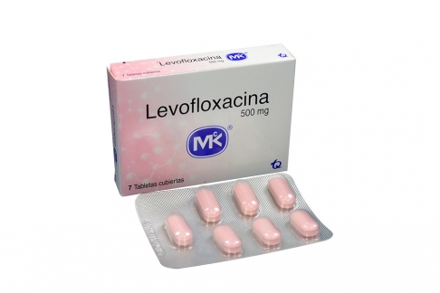Levofloxacina 500 Mg Caja Con 7 Tabletas Cubiertas Rx Rx2