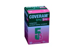 Coveram 5 / 5 mg Caja Con Frasco Con 30 Comprimidos Rx4