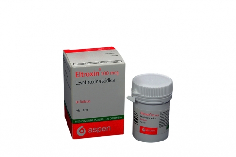 Eltroxin 100 mcg Caja Con 50 Tabletas Rx Rx4