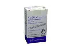 Seretide Evohaler 25 / 125 mcg Caja Con Inhalador Con 120 Dosis Rx Rx1