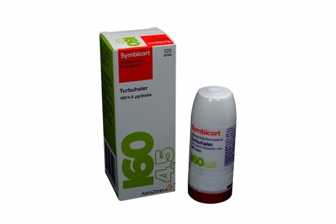 Symbicort Turbihaler 160 / 4.5 mgc Caja Con Frasco Con 120 Dosis Rx Rx1