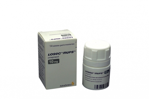 Losec Mups 10 mg Caja Con 14 Tabletas Rx