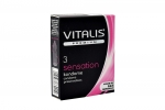 Condones Vitalis Sensation Caja Con 3 Unidades