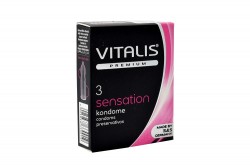 Condones Vitalis Sensation Caja Con 3 Unidades