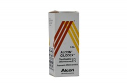 Alcon Cilodex Suspensión Oftálmica Caja Con Frasco Con 5 mL Rx
