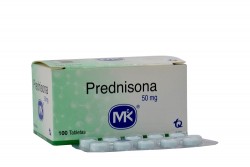 Prednisona 50 mg MK Caja Con 100 Tabletas Rx