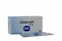 Sildenafil 50 mg Caja Con 4 Tabletas Cubiertas Rx4