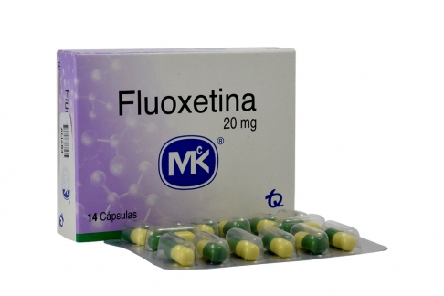 FLUoxetina 20 Mg Caja Con 14 Cápsulas Rx4.