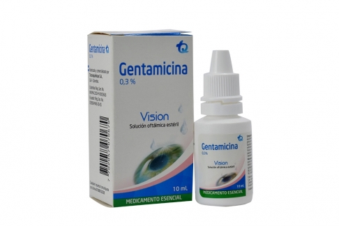 Gentamicina 0,3% Frasco Con 10 mL Rx Rx2