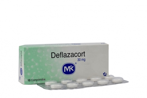 Deflazacort 30 mg Caja Con 10 Comprimidos RX