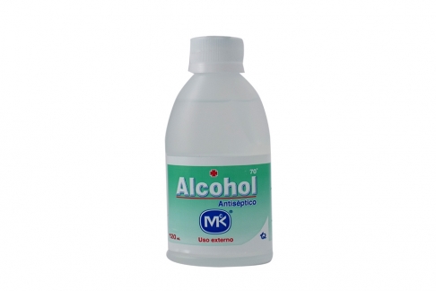 Alcohol Antiséptico MK Frasco Con 120 mL