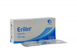 Erilin 50 Mg Caja Con 2 Tabletas Rx