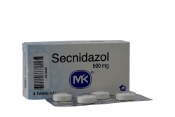 Secnidazol 500 Mg Caja Con 4 Tabletas Recubiertas Rx