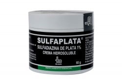 Sulfaplata 1% Crema Hidrosoluble Pote Con 60 g Rx2