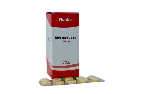 Metronidazol 500 mg Caja Con 100 Tabletas Rx2