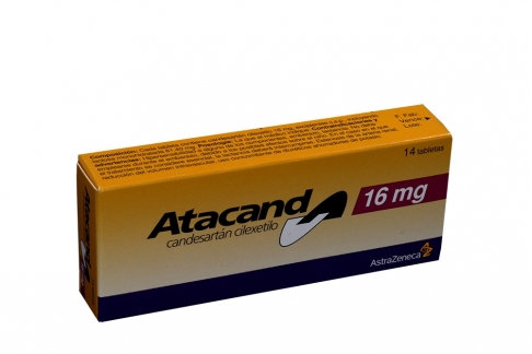 Atacand 16 mg Caja Con 14 Tabletas Rx4  Rx1