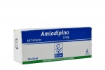 Amlodipino 5 mg Caja Con 10 Tabletas Rx4