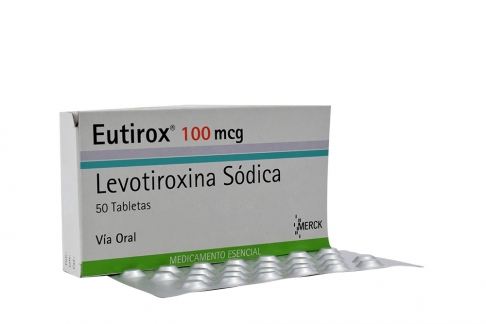 Eutirox 100 mcg Caja Con 50 Tabletas Rx4