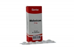 Meloxicam 15 mg Caja Con 10 Tabletas Rx.