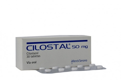 Cilostal 50 mg Caja Con 30 Tabletas Rx1