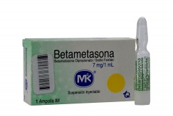 Betametasona 7 mg/mL Mk Suspensión Inyectable Caja Con 1 Ampolla Rx