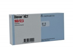 Diovan Hct 160 / 12.5 mg Caja Con 28 Comprimidos Rx4