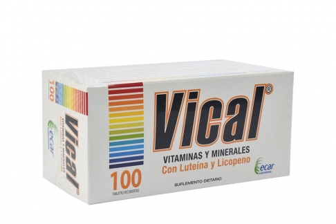 Vical Caja Con 100 Tabletas